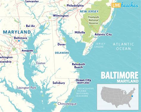 baltimore on the map.